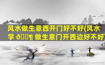 风水做生意西开门好不好(风水学 🐶 做生意门开西边好不好)